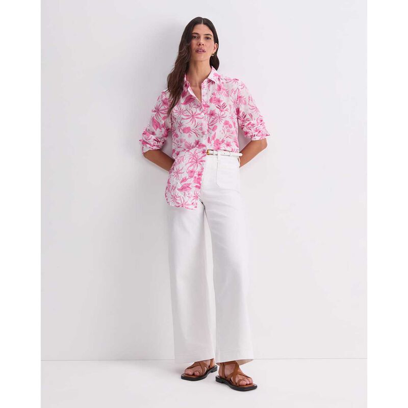 Sportscraft Cotton Silk Palm Shirt image number 3